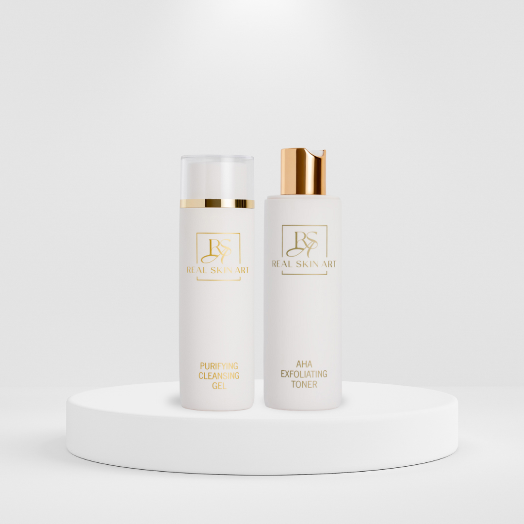 RSA Box Purifying Gel & AHA Toner